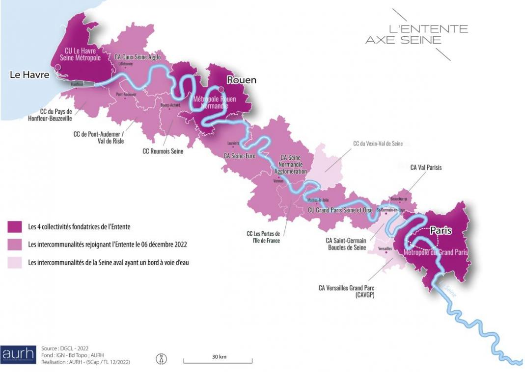 L’Entente Axe Seine lance des appels à projets sur la logistique fluviale